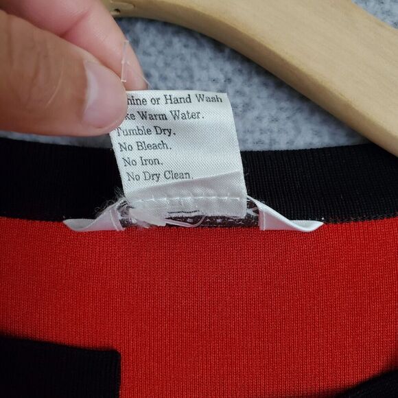 NWOT Misook Exclusively Women's Red Round Neck Long Sleeve Knit Open Cardigan M - Picture 5 of 8